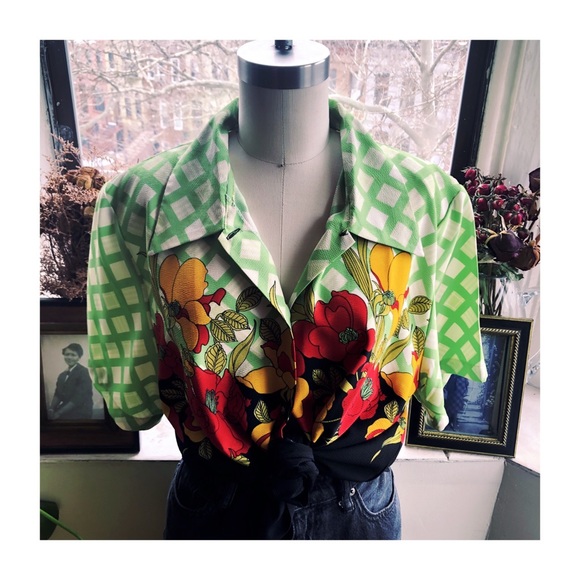 ⭐️Vintage Neon-Blouse - Picture 5 of 7